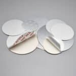 Paperbacking two-piece heat induction foil seals